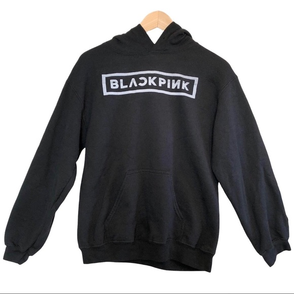 🌈 6/$60, BLACKPINK Hoodie, Black, Size Small - Picture 1 of 5